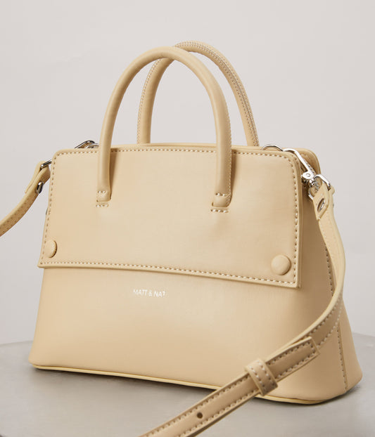 SILVA SM Small Vegan Satchel - UPPEAL™ | Color: Beige - variant::organic