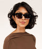 MEHA-2 Recycled Square Sunglasses | Color: Brown - variant::print