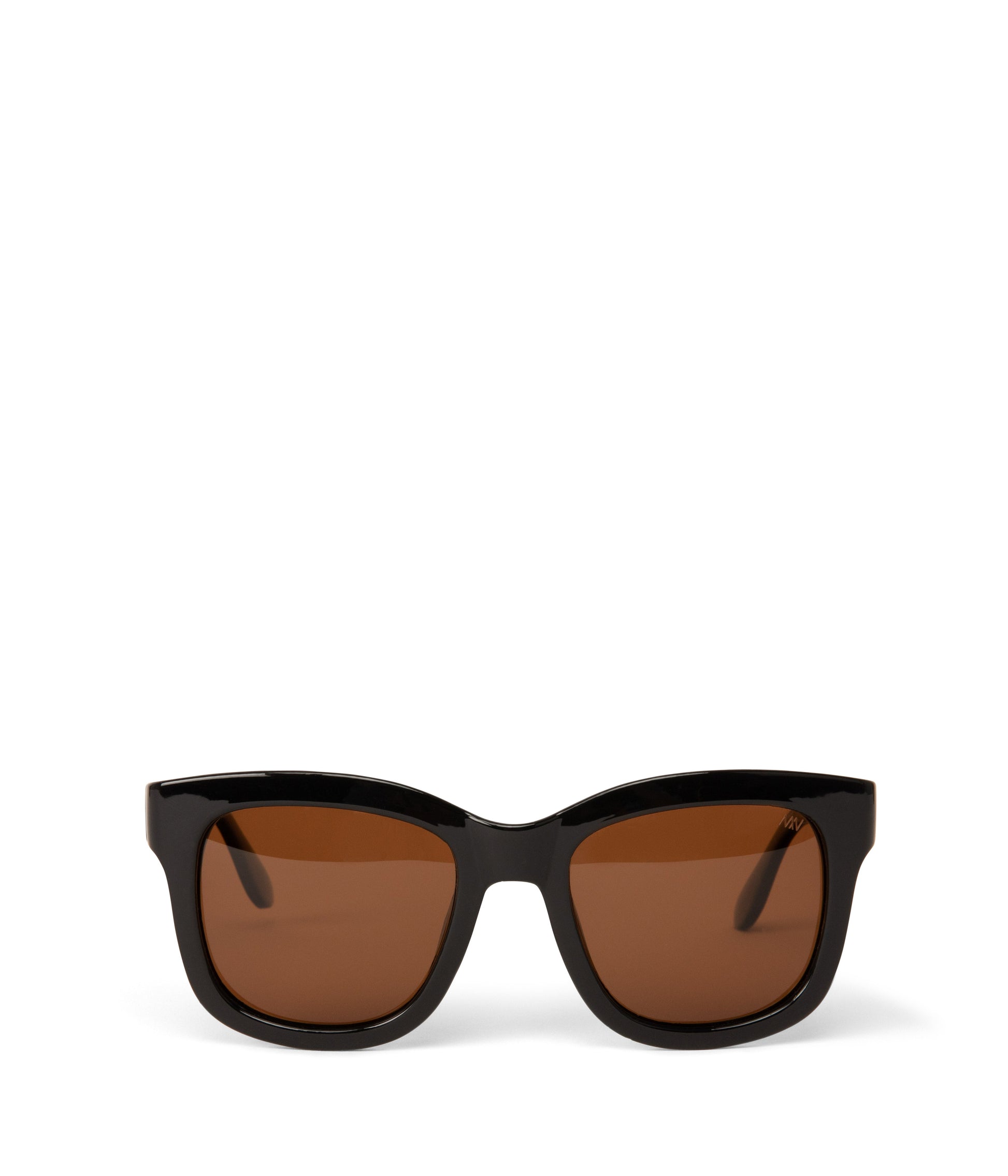 CHARLET-2 Recycled Wayfarer Sunglasses | Color: Black, Brown - variant::black