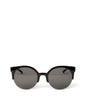 OVERT-2 Recycled Clubmaster Sunglasses | Color: Black - variant::black