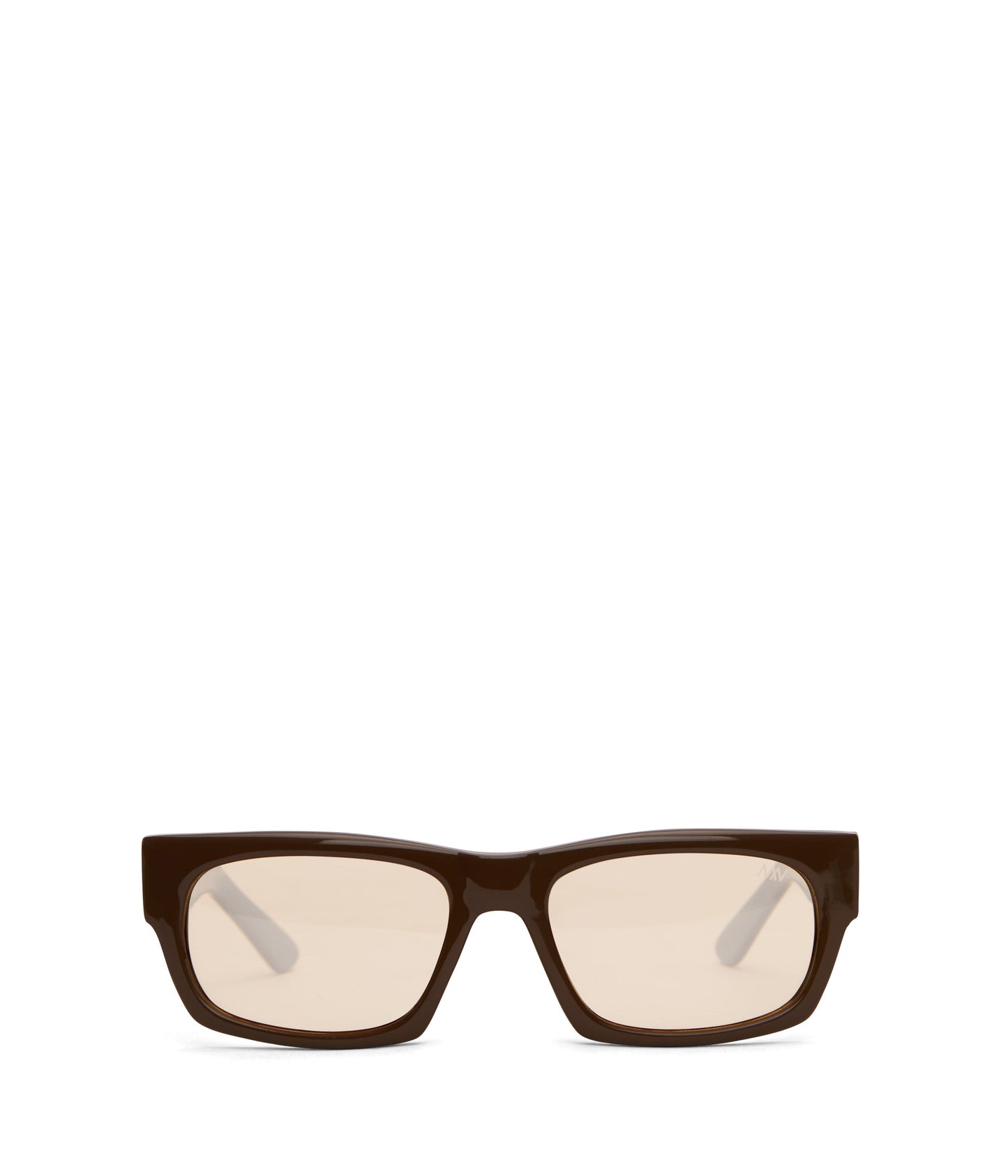 SHIBA Rectangle Sunglasses | Color: Brown - variant::brown