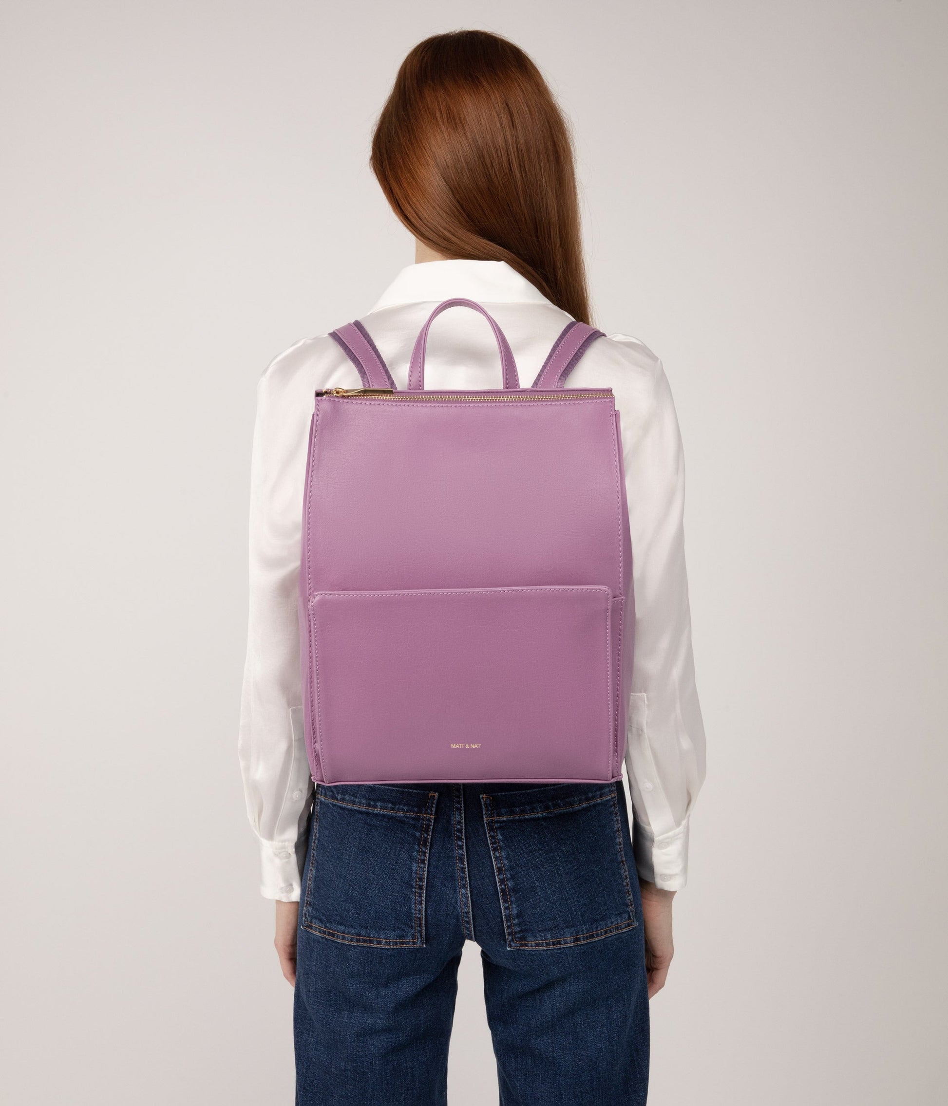 EVE Vegan Backpack - Vintage | Color: Pink - variant::wisteria