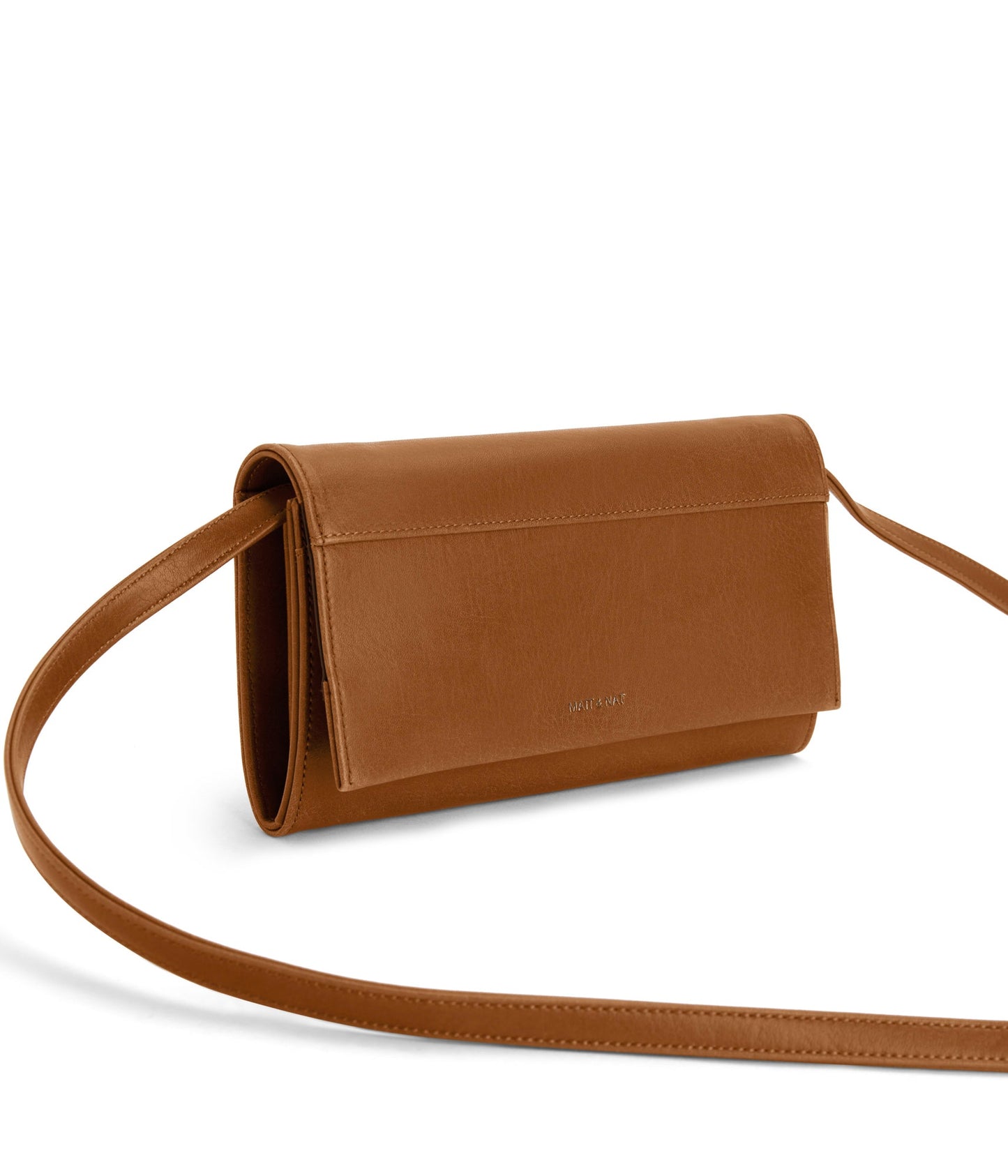 LETTE Vegan Wallet Crossbody Bag - Vintage | Color: Brown - variant::chili