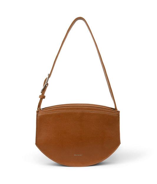 JENINE Vegan Shoulder Bag - Vintage | Color: Brown - variant::chili