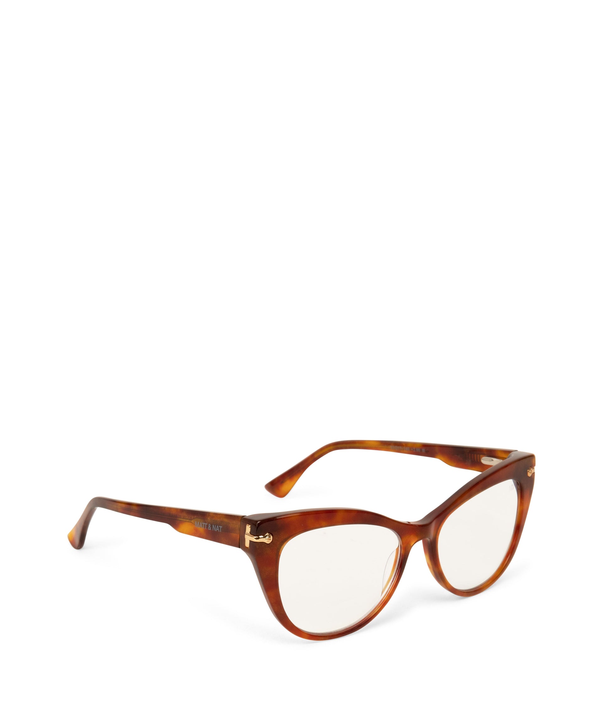 REINA-3 Recycled Cat-Eye Reading Glasses | Color: Brown - variant::brown