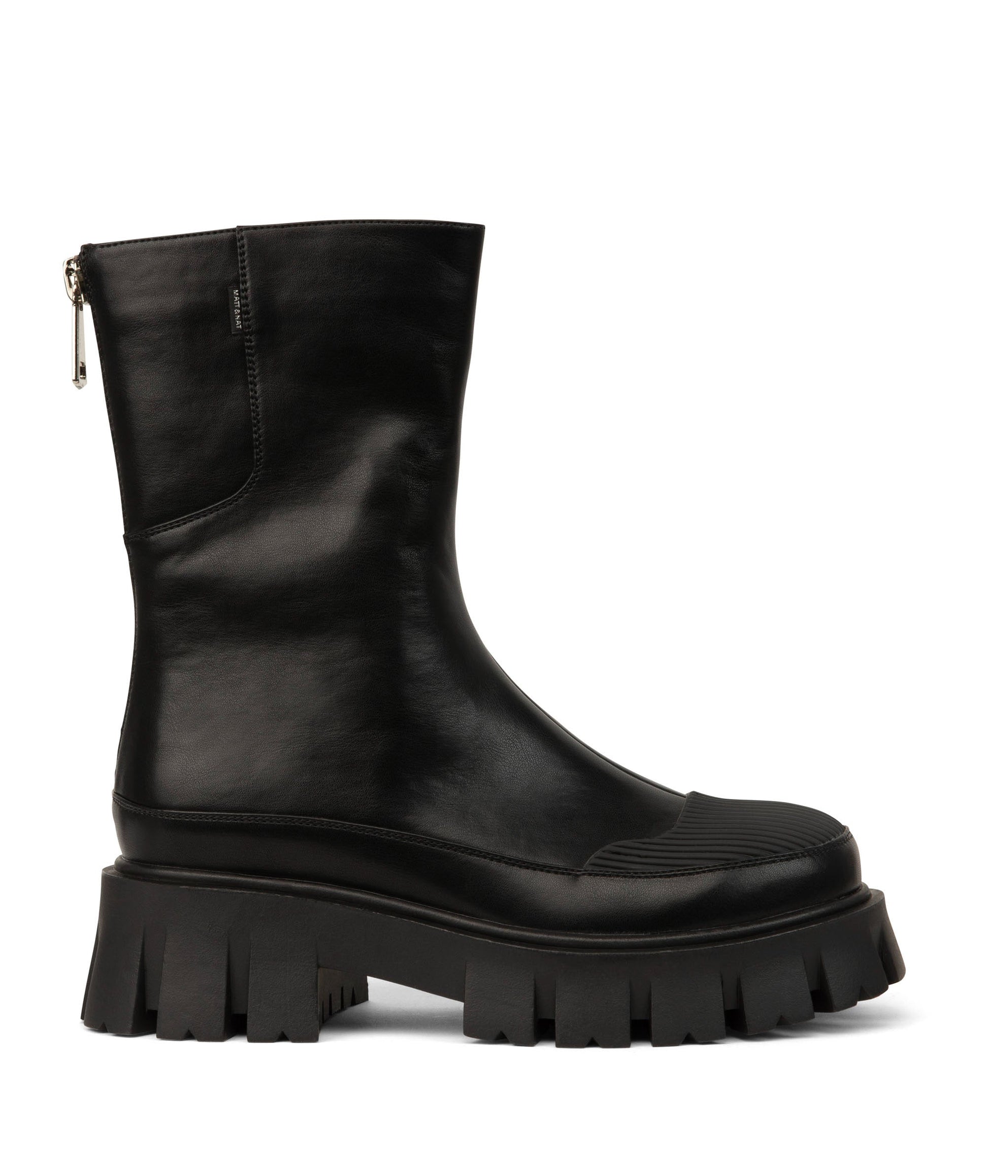 Buy Black Leather Chunky Boots from Next USA