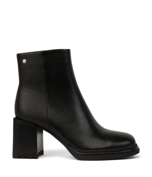 SIVAN Women's Vegan High Heel Boots | Color: Black - variant::black