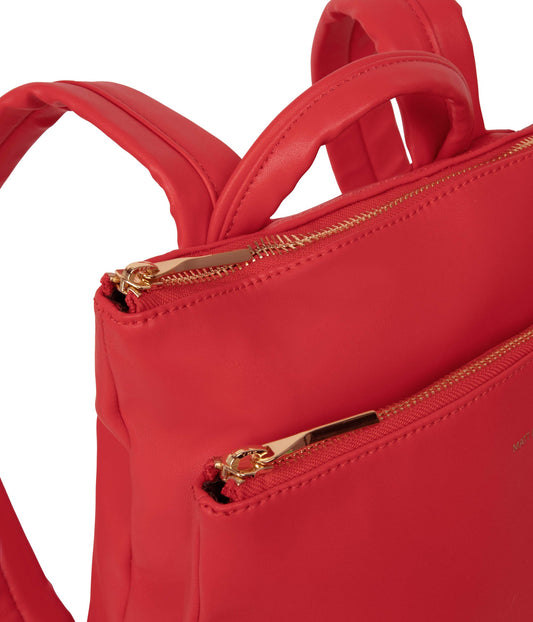 NARA Vegan Backpack - Sol | Color: Red - variant::sorbet