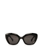 RAKEL-2 Recycled Cat-Eye Sunglasses | Color: Black, Grey - variant::black