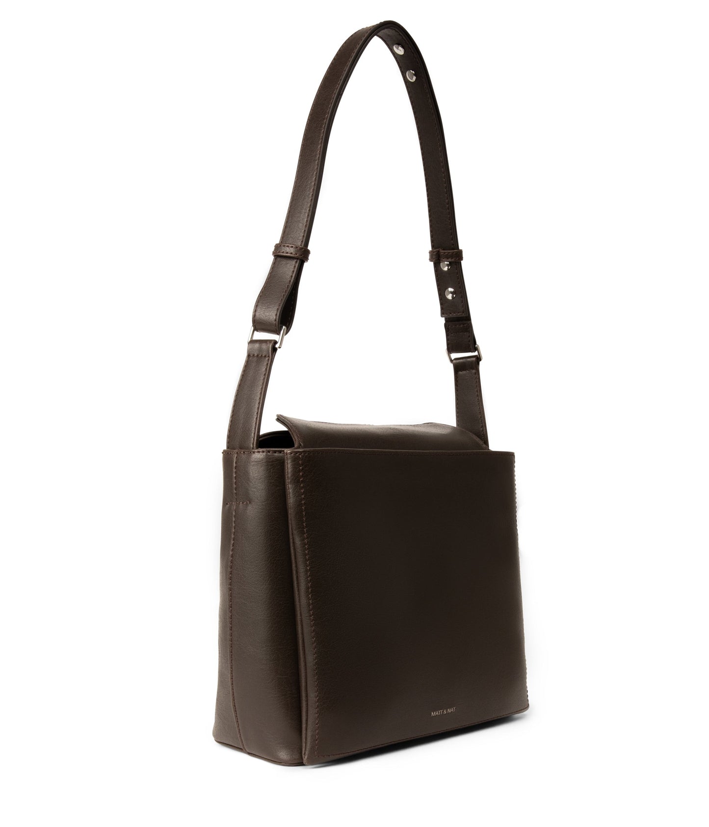 LORO Vegan Shoulder Bag - Vintage | Color: Brown - variant::espresso