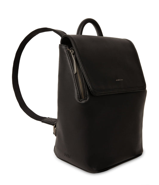 FABI MINI Vegan Backpack - Arbor | Color: Black - variant::black