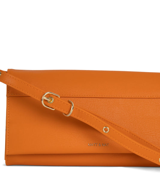 LETTE Vegan Wallet Crossbody Bag - Arbor | Color: Orange - variant::spice