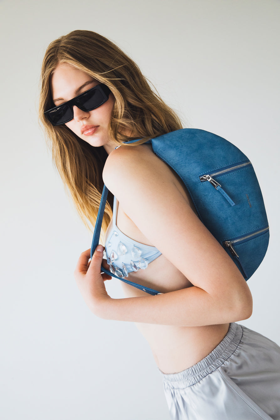 NENEI Vegan Shoulder Bag - Once Upon A Time | Color: Blue - variant::aquarius