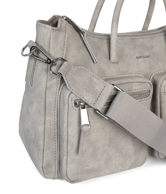 PAOLA Vegan Satchel - Once Upon A Time | Color: Grey - variant::eclipse