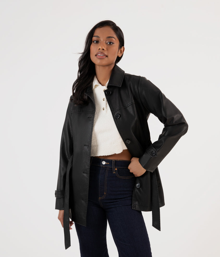 BRIA Women's Vegan Leather Jacket | Matt & Nat USA