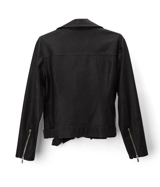 DRADEN Vegan Leather Jacket | Color: Black - variant::black