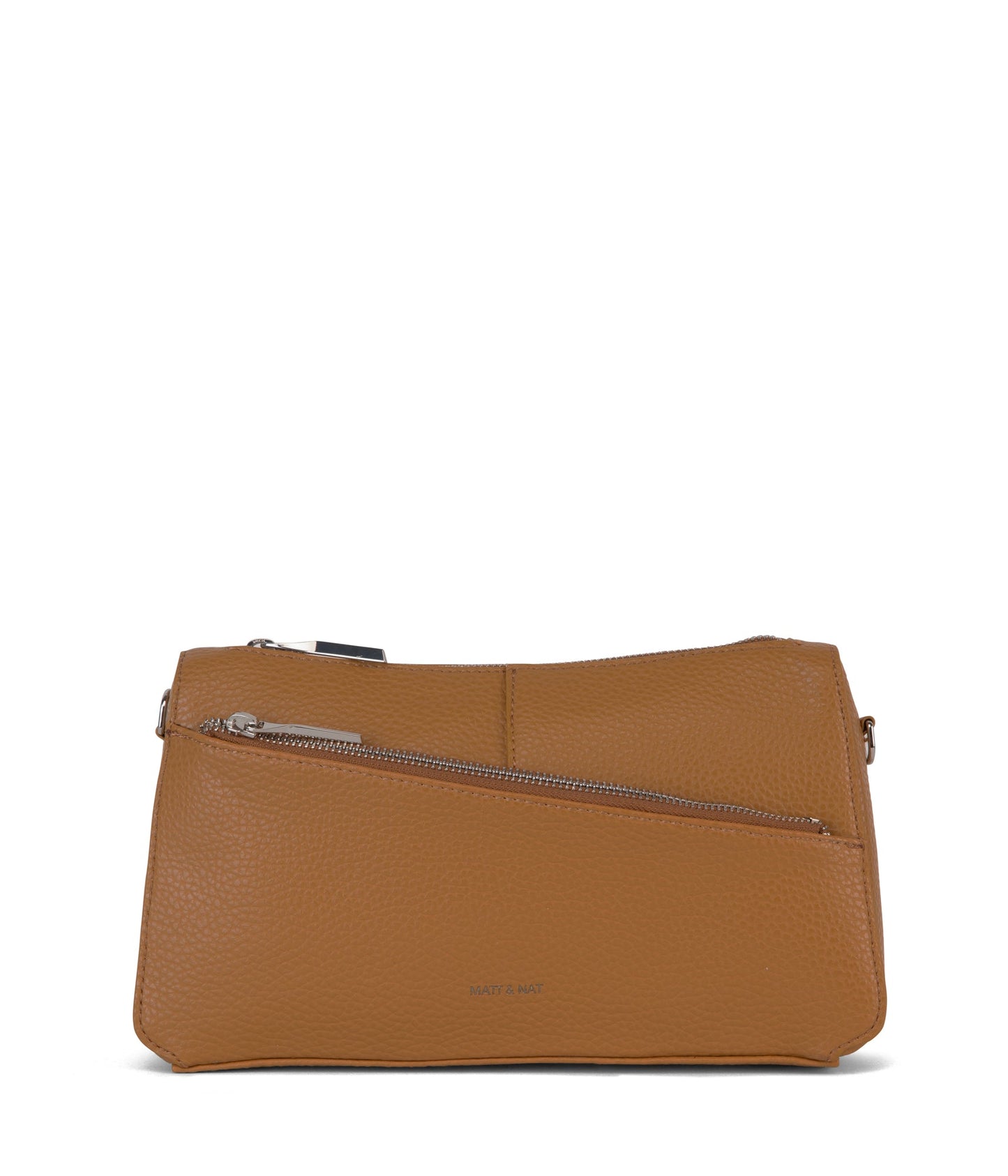 JANICE Vegan Crossbody Bag - Purity | Color: Tan, Brown - variant::amber