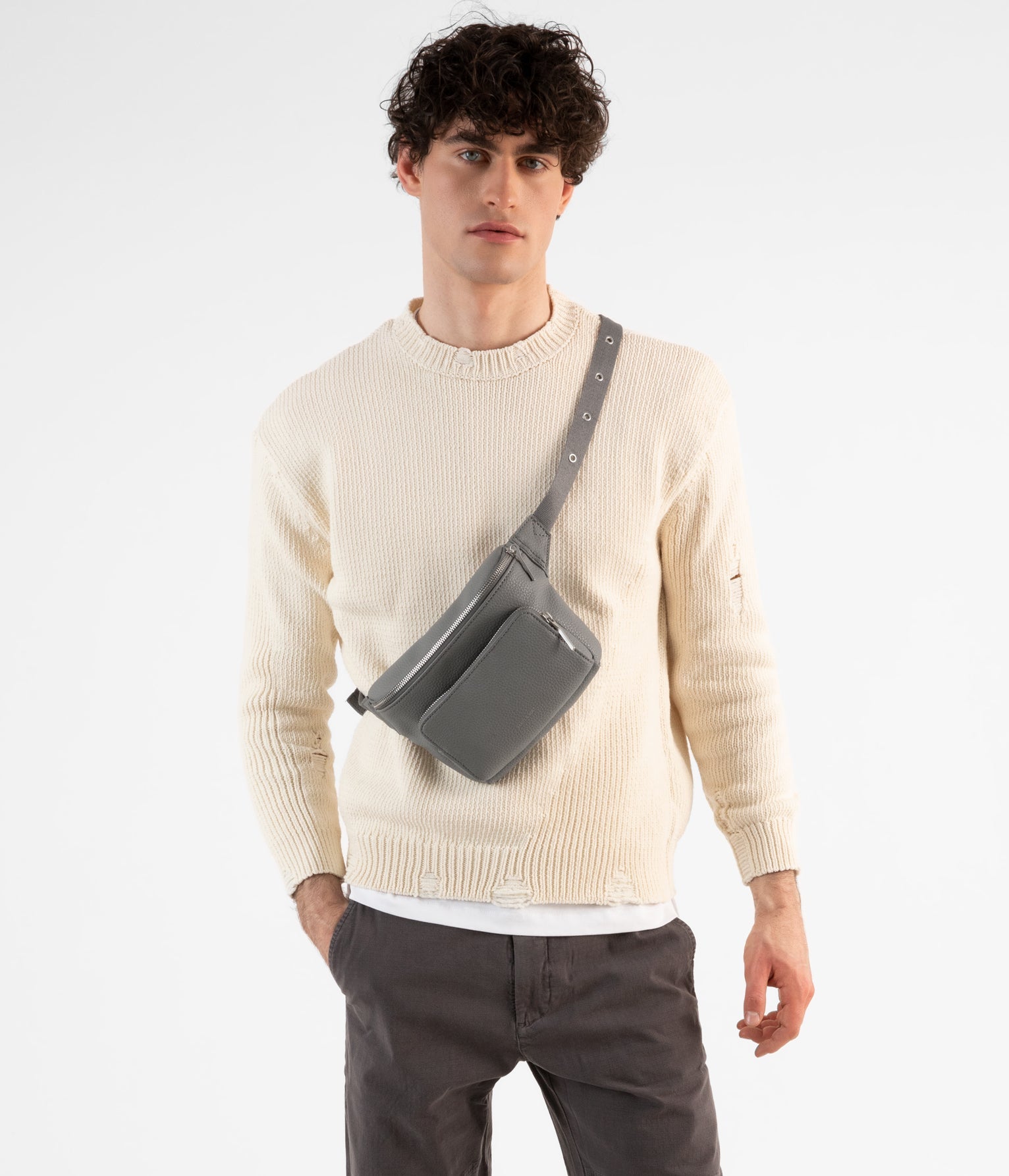 【MATT&NAT】ビーガン素材〇KORA☆ベルトバッグ☆男女兼用 KORA Vegan Belt Bag - Purity | Matt & Nat USA