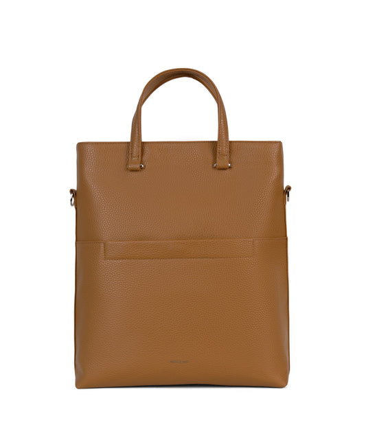 LENNIE Vegan Tote Bag - Purity | Color: Tan, Brown - variant::amber