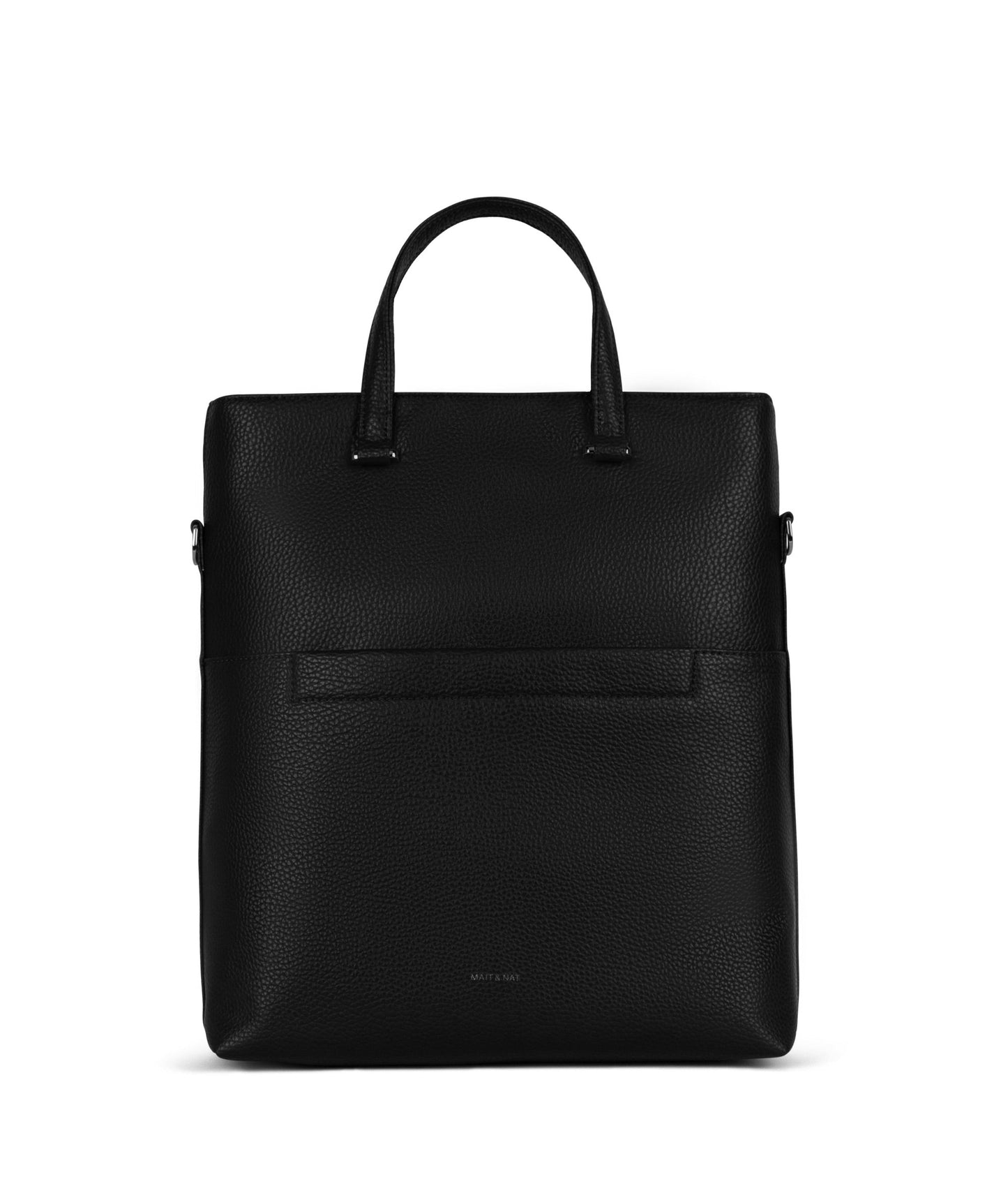 LENNIE Vegan Tote Bag - Purity | Color: Black - variant::black