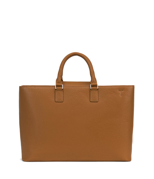 SEVYN Vegan Satchel - Purity | Color: Tan, Brown - variant::amber