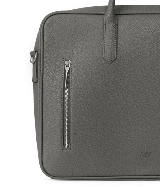 ELON Vegan Briefcase - Purity | Color: Grey - variant::shade