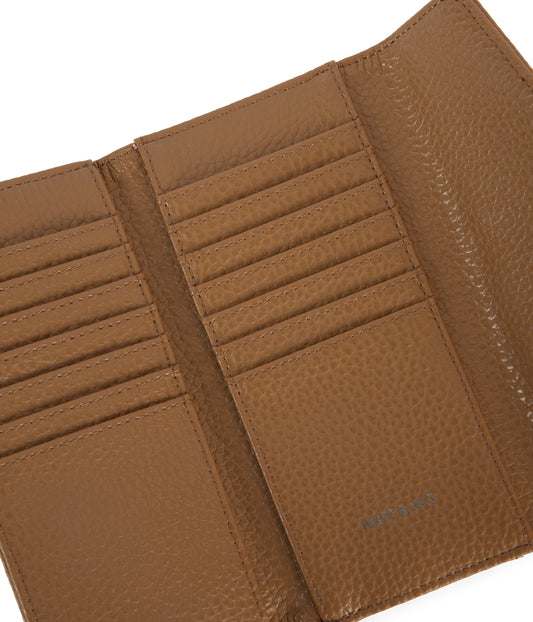 RAYE Vegan Wallet - Purity | Color: Tan, Brown - variant::amber