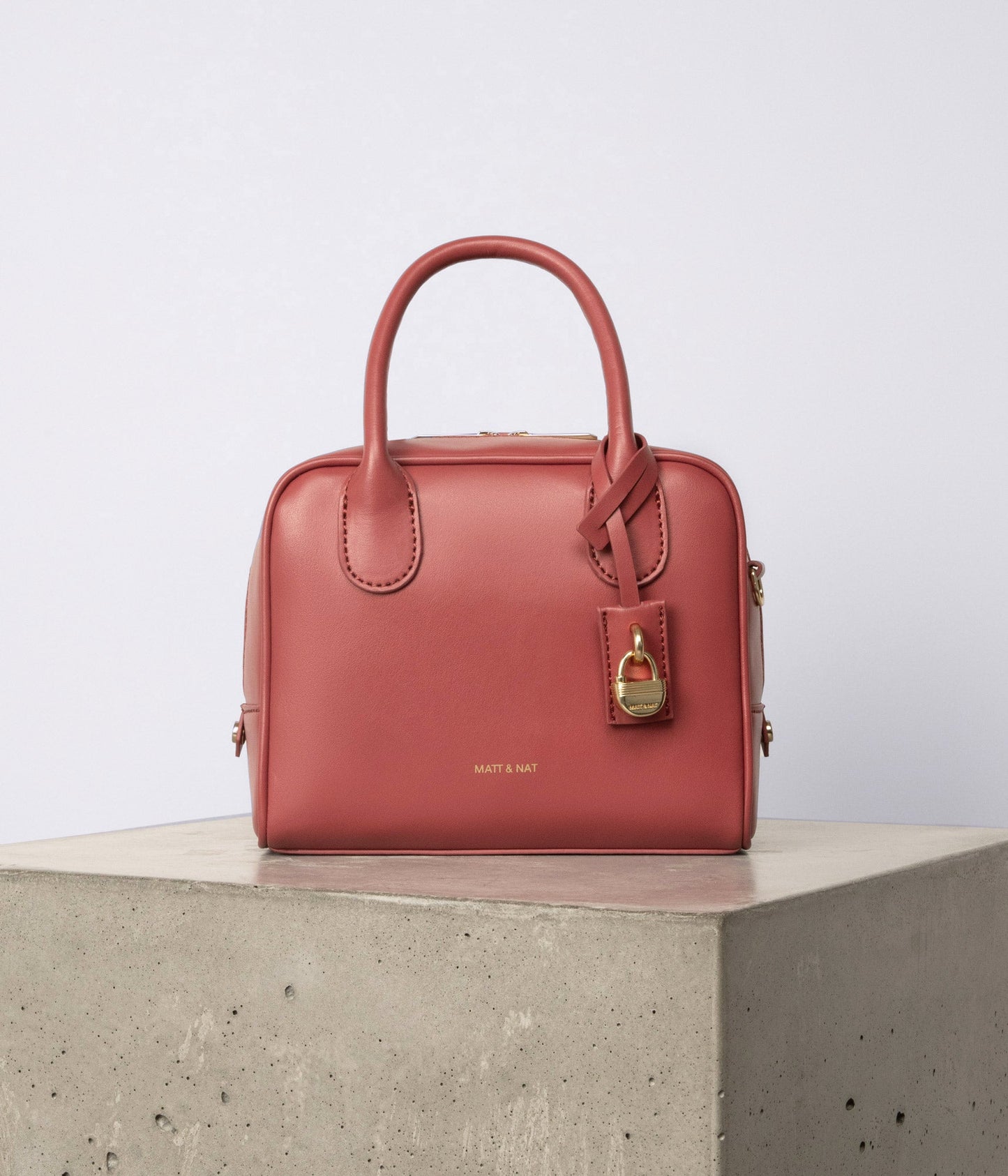 CRETE Vegan Satchel - UPPEAL™ | Color: Red - variant::charm