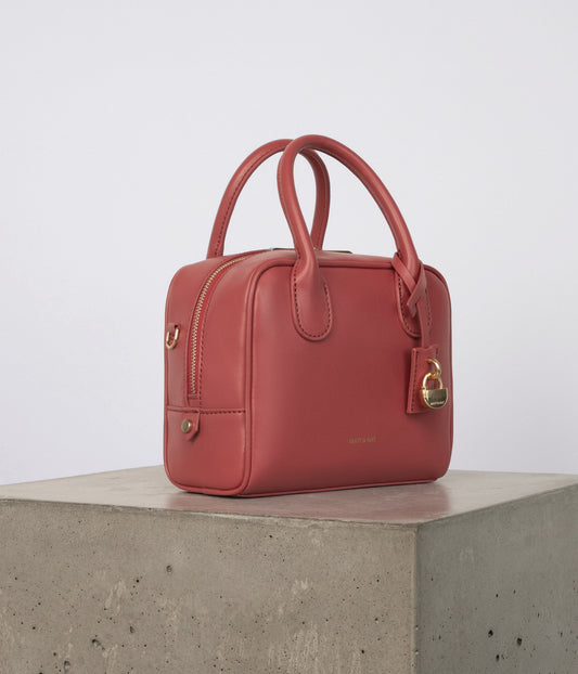 CRETE Vegan Satchel - UPPEAL™ | Color: Red - variant::charm