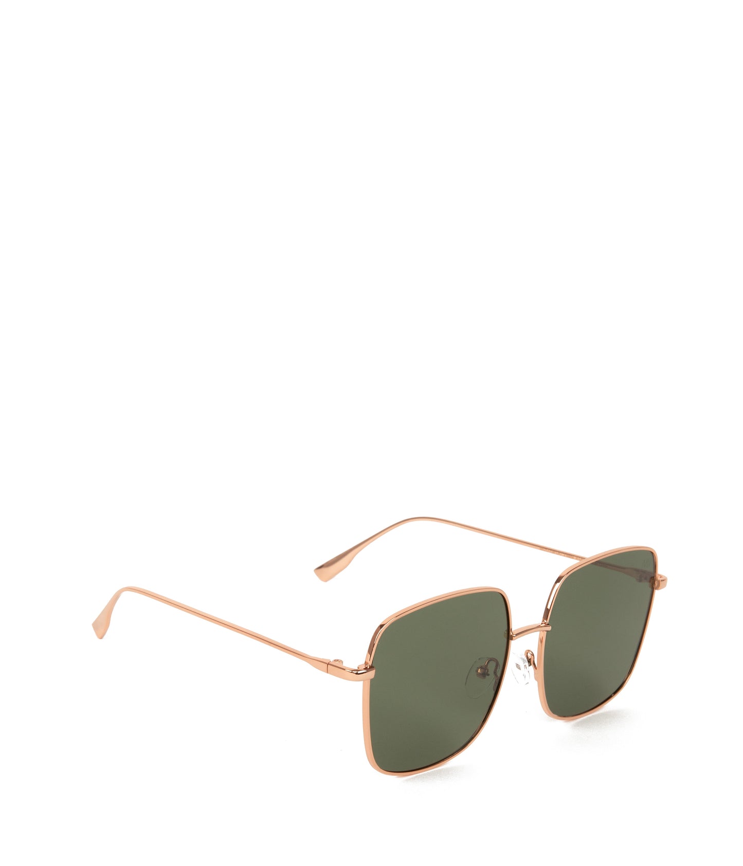 KAYA Square Sunglasses | Color: Pink Gold, Light Pink - variant::rosego