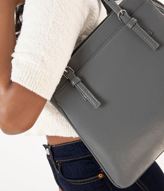 MAY Vegan Satchel - Theme | Color: Grey - variant::tint