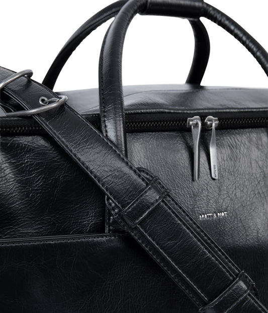 ZAM Vegan Weekender Bag - Theme | Color: Black - variant::black