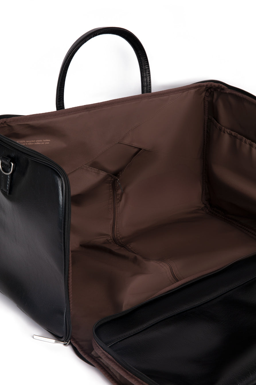 ZAM Vegan Weekender Bag - Theme | Color: Black - variant::black