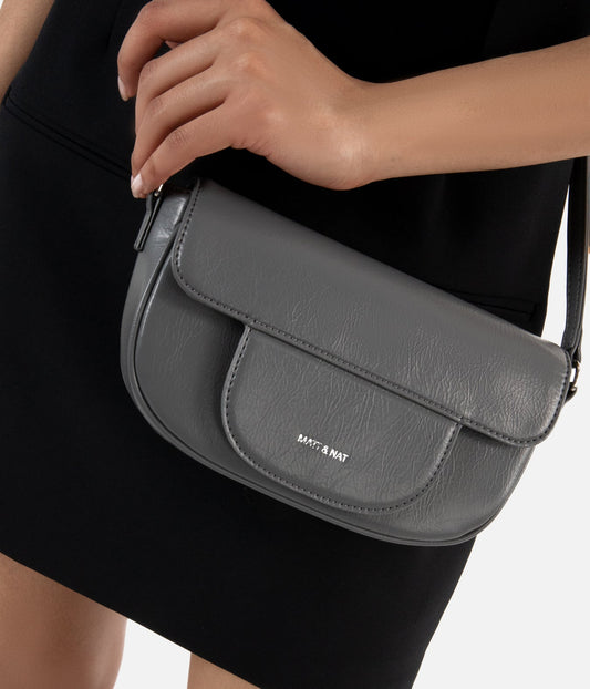 HAITI Vegan Crossbody Bag - Theme | Color: Grey - variant::tint