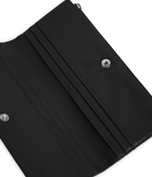 ROME Vegan Wallet - Theme | Color: Black - variant::black