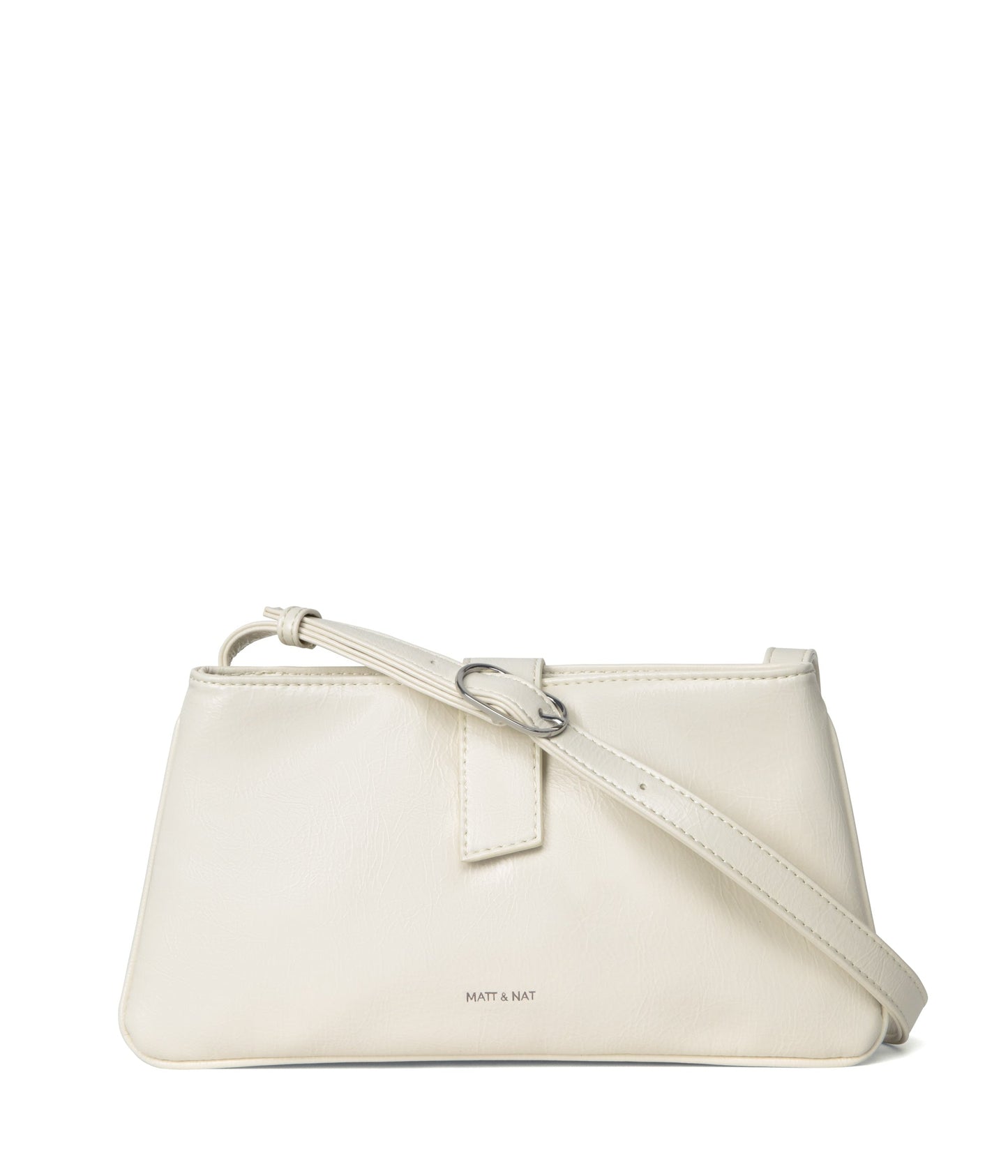 ADELINE Vegan Crossbody Bag - Theme | Color: White - variant::snowberry