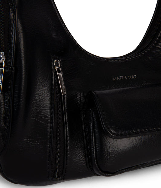 DEE Vegan Shoulder Bag - Theme | Color: Black - variant::black