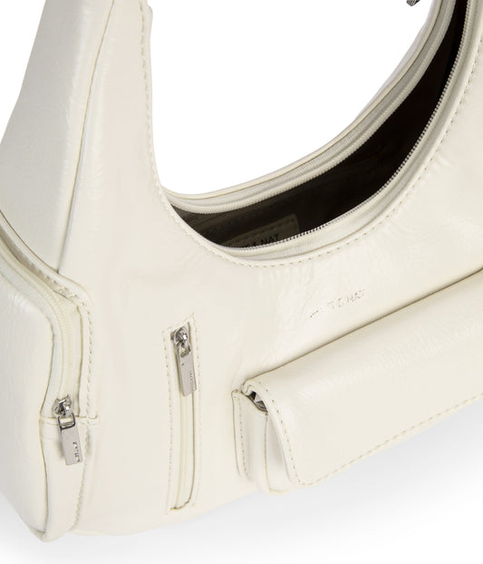 DEE Vegan Shoulder Bag - Theme | Color: White - variant::snowberry