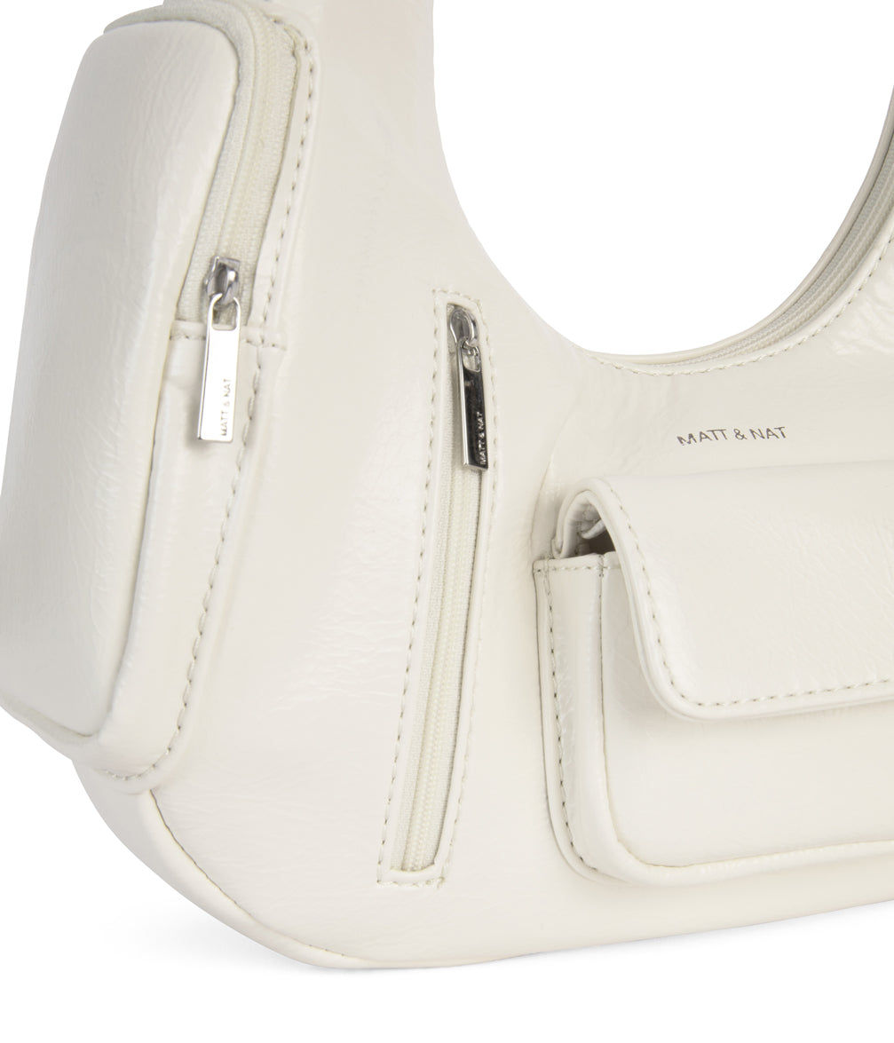 DEE Vegan Shoulder Bag - Theme | Color: White - variant::snowberry