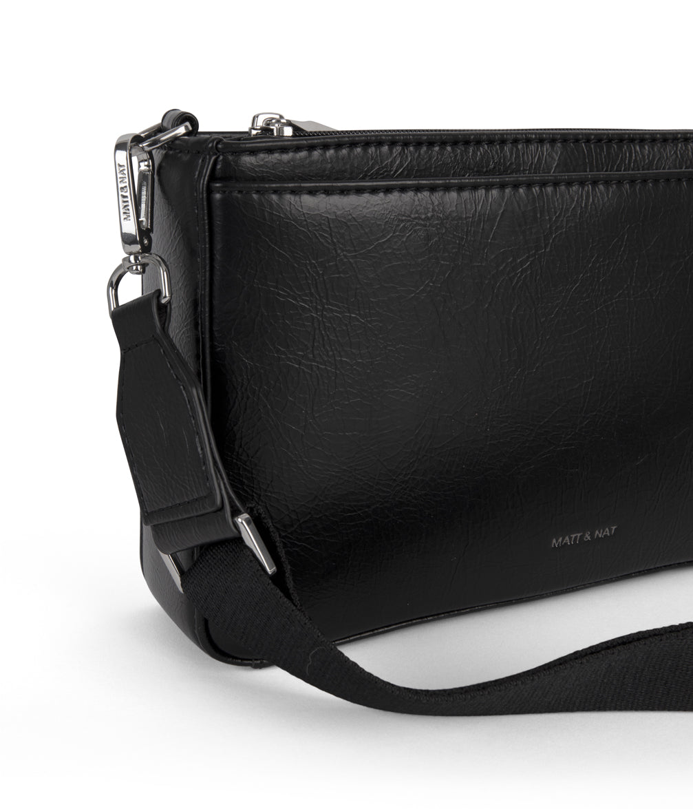 FENNE Vegan Convertible Crossbody Bag - Theme | Color: Black - variant::black