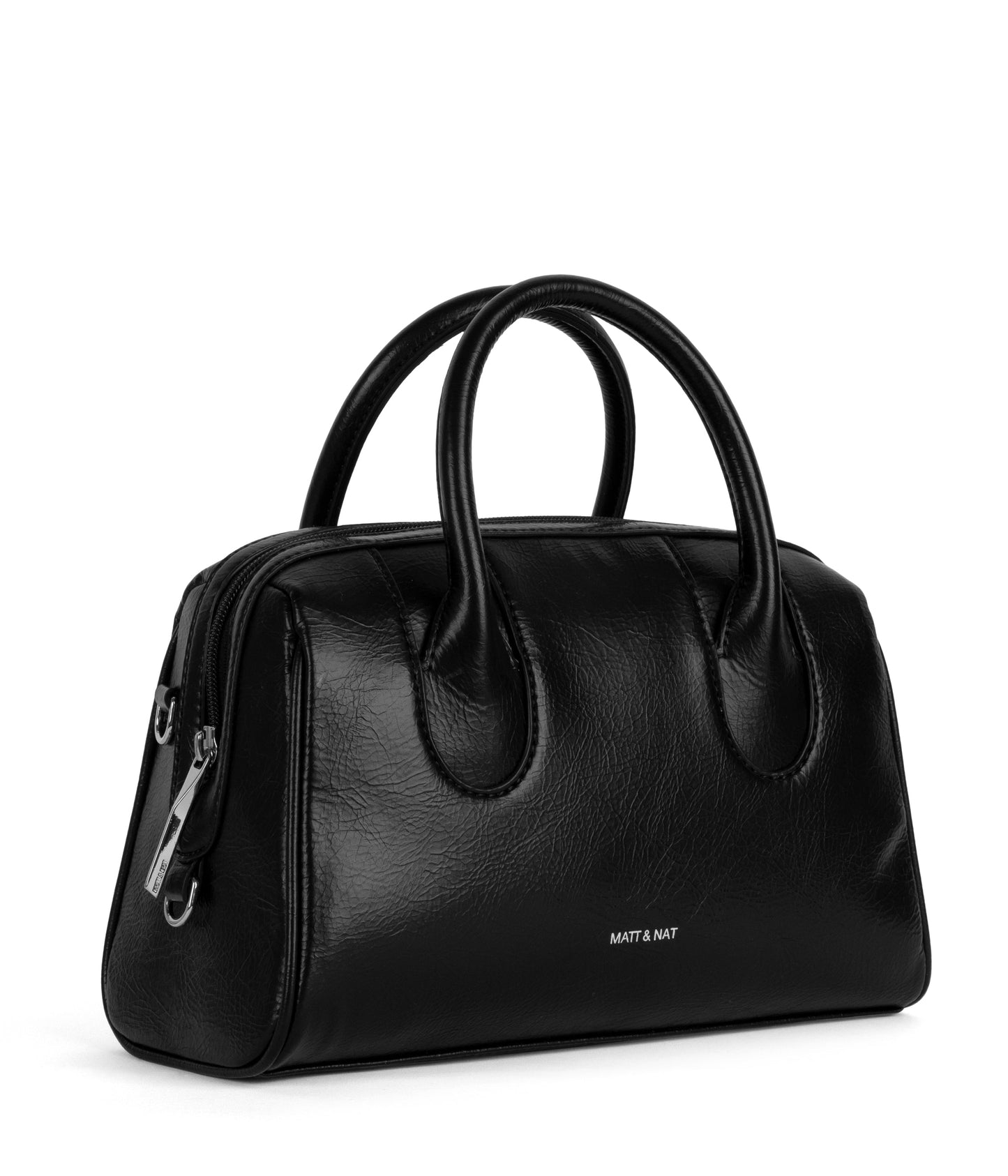 FLORIA Vegan Satchel - Theme | Color: Black - variant::black