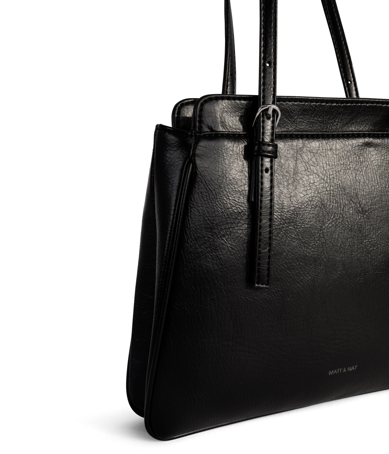 MAY Vegan Satchel - Theme | Color: Black - variant::black