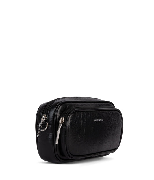 SOLEIL Vegan Crossbody Bag - Theme | Color: Black - variant::black