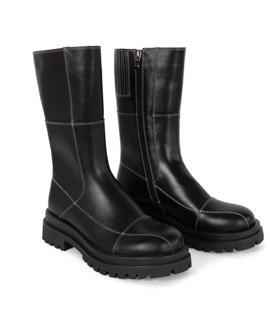 ONIA Women's Vegan Mid-Calf  Boot | Color: Black - variant::black