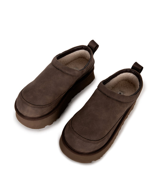 MOXI Women's Vegan Mule | Color: Brown - variant::brown