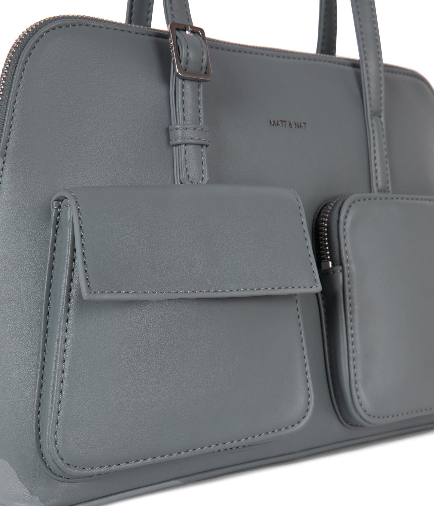 IMENA Vegan Tote Bag – Forum | Color: Dolphin - variant::dolphin