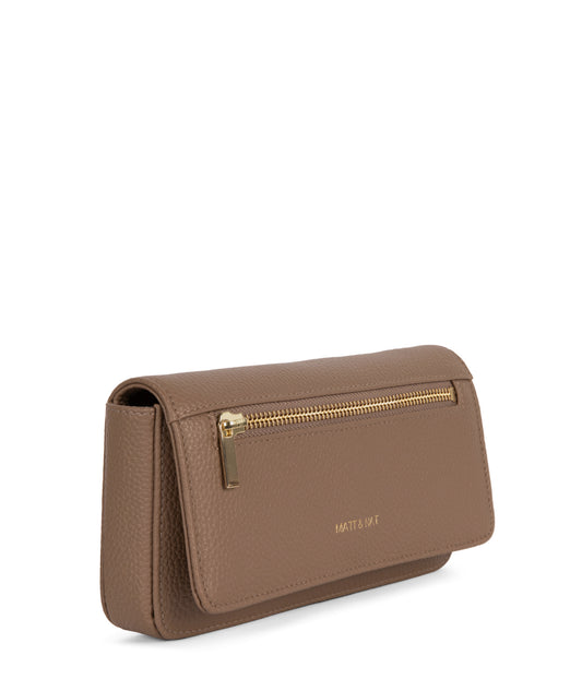 ERIN Vegan Crossbody Bag - Grain | Color: Toffee variant::toffee