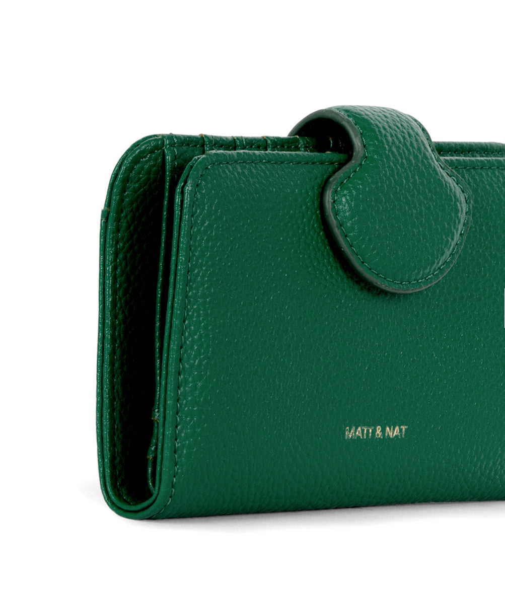 FLOATSM Small Vegan Wallet - Grain | Color: Avocado - variant::avocado