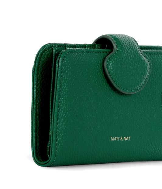 FLOATSM Small Vegan Wallet - Grain | Color: Avocado - variant::avocado