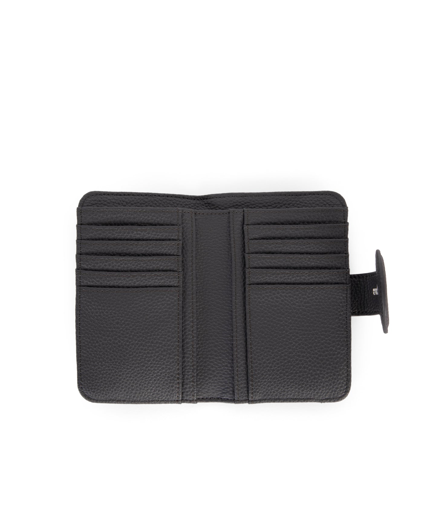 FLOATSM Small Vegan Wallet - Grain | Color: Coal - variant::coal